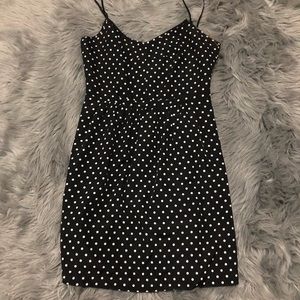 J crew polka dot spaghetti strap dress